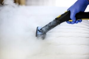 Steam clean to disinfect your mattress