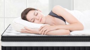 Pressure relief on hybrid mattress