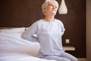 Back Pain on bed mattress 