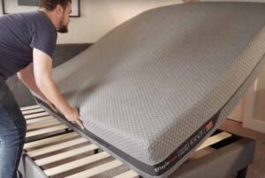 To fix a sagging mattress flipping it upside down
