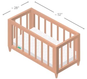 standard crib mattress aligns