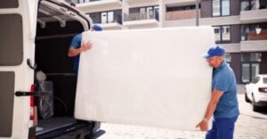 Transporting a king-size mattress